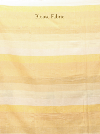 Sunlit Butter Yellow Bhujodi Kala Cotton Saree