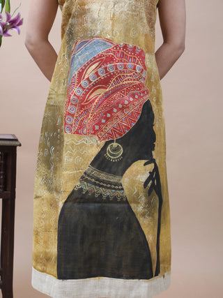 Afro Canvas – Hand-Painted Statement Dress