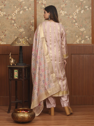 Gulnaar – Mercerised Banaras Cotton Kurta Set