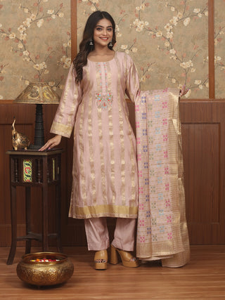 Gulnaar – Mercerised Banaras Cotton Kurta Set