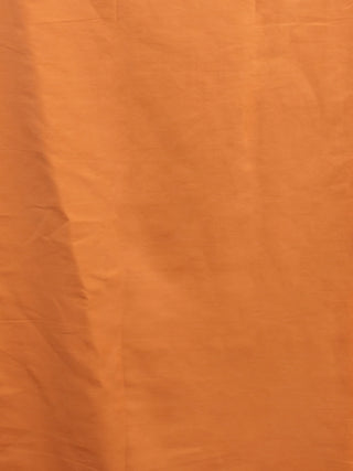 Rani Pink & Light Orange Rose-Kantha Tussar Silk Dress Material