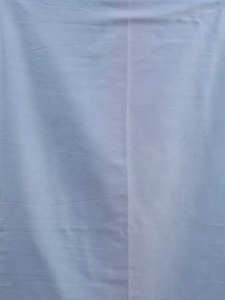 Mauvish Pink & Greyish Blue Paisley-Kantha Tussar Silk Dress Material