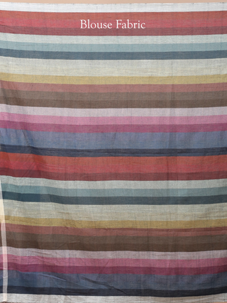 Multicolour Checkered Bhujodi Kala Cotton Saree