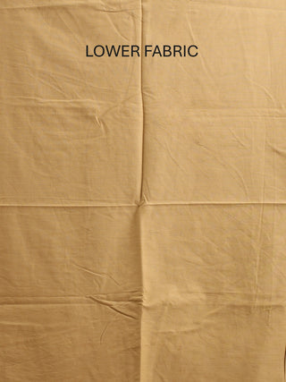 Black And Beige Combination Pure Jaipur Cotton Dress Material With Semi-Natural Ajrakh Print And Patchwork