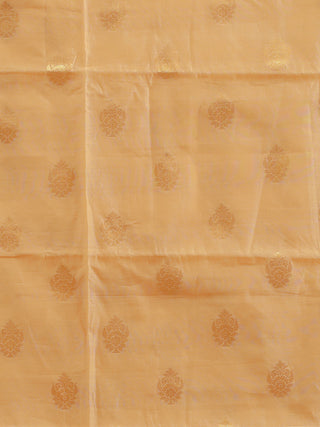 Soft Beige Banarasi Chanderi Silk Suit with Digitally Printed Dupatta