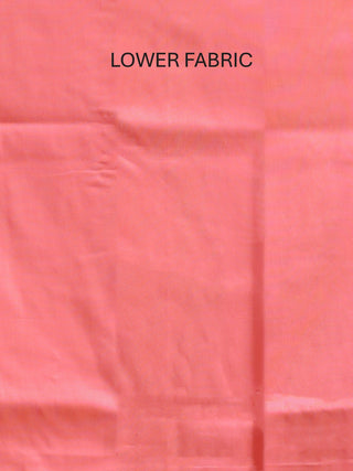 Peach-Pink Banarasi Chanderi Silk Suit with Zari-Woven Dupatta