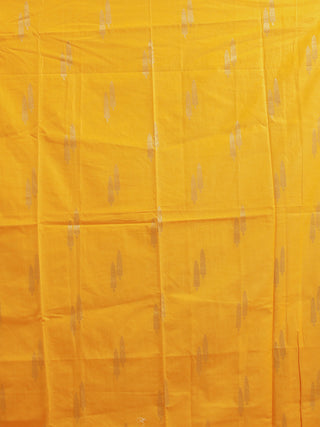 Mustard Yellow Mercerised Suit with Floral Digital Print Dupatta