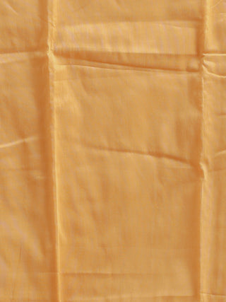 Sandalwood Beige Chanderi Silk Suit with Floral Zari Dupatta