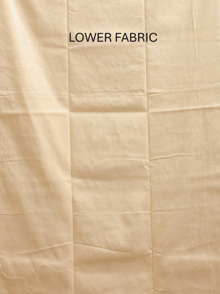 Lemon Yellow Linen-Cotton Suit with Embroidered Ivory Dupatta