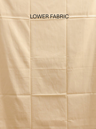Peach Linen-Cotton Suit with Ivory Embroidered Dupatta