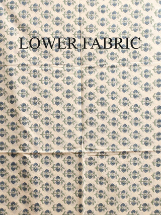 Mauvish-Pink Kurta with Mughal-Style Botanical Print and Indigo Kota Doria Dupatta
