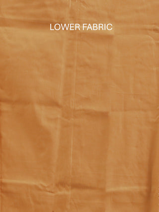 Golden Beige Bangalore Silk Kurta with Aari Work, Matching Bottom & Pistachio Green Banarasi Dupatta