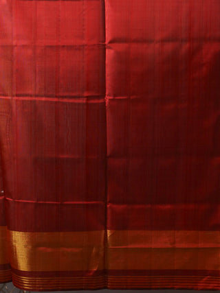 Nandivana-Rich Forest Green Rajkot Single Ikkat Pure Mulberry Silk Patola Saree