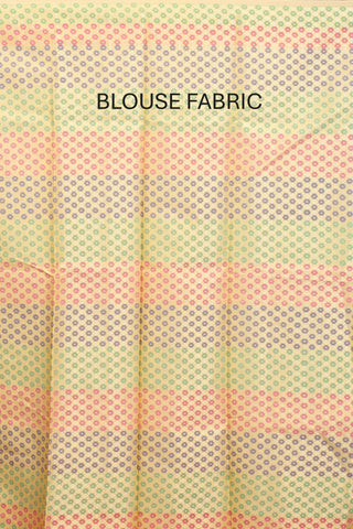 Yellow Colour Kota Patola Banarasi With Multicolour Weaves