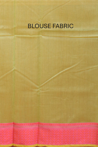 Pistachio Green-Fuchsia Supernet Banarasi With Multicolour Butas