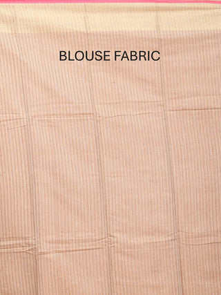 Beige Mercerised Cotton Banarasi With "Tree of Life" Butas