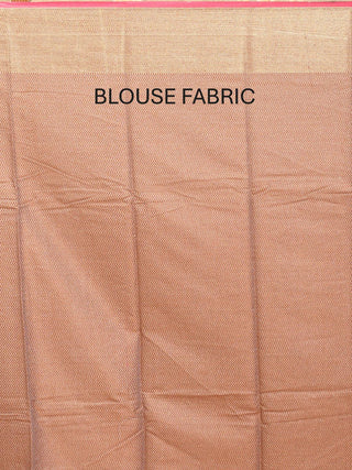 Light Beige Mercerised Cotton Banarasi With Floral Jaal