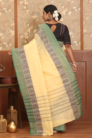 Cream Colour Chettinad Cotton Saree