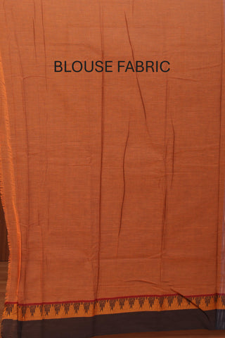 Brown Chettinad Pure Cotton Saree
