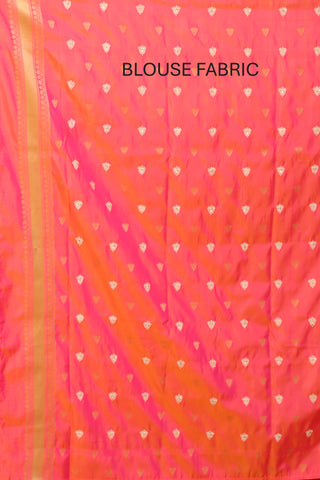 Sandal Bangalore Silk Saree with Banarasi Border and Hand Aari Work