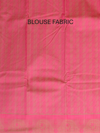Sunset Pink and Magenta Kanjivaram Cotton Silk Saree