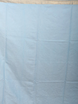 Blue Supernet Kota Saree with Machine Embroidery