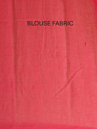 Fuchsia Linen by Cotton Saree With Running Blouse