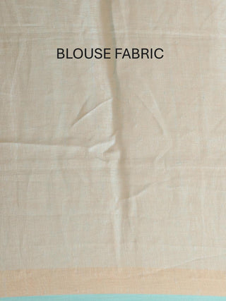 Powder Blue Hand Woven Linen Jamdani Saree