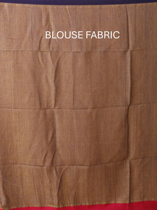 Dual Tone Pure Linen-Cotton Saree With Ganga Jamuna Border