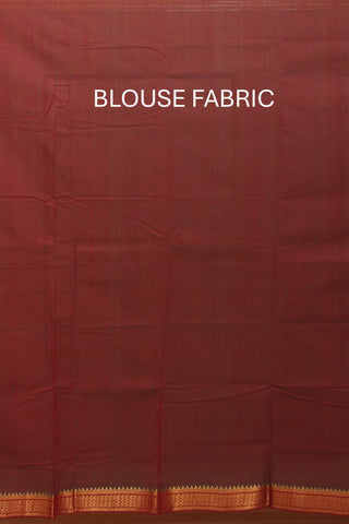 Dual Tone (Maroon And Grey) Pure Mangalgiri Cotton Saree