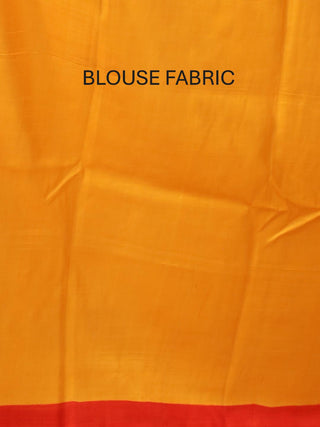 Yellow Murshidabad Pure Silk Saree With Colourful  Hand Painting