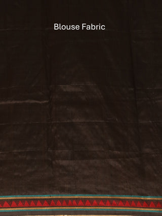 Red And Black Odisha Handloom Dongria Silk Saree