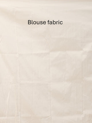 Off-White Semi Silk Paithani Saree With Grand Pallu