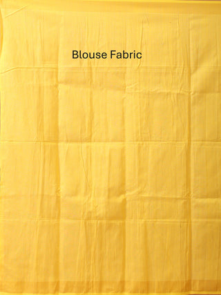Mauve And Yellow Handloom Silk Linen Saree