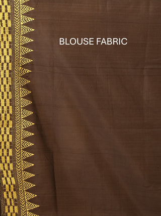 Black Blended Bangalore Silk Saree with Kantha Embroidery
