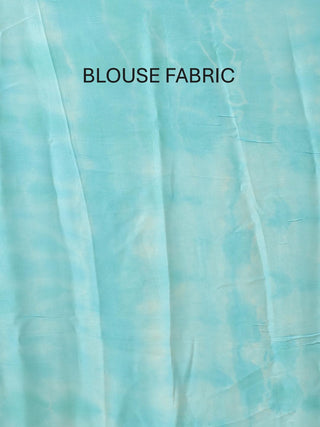 Purple Colour Trendy Chinnon Saree With Hand Painting And Shibori
